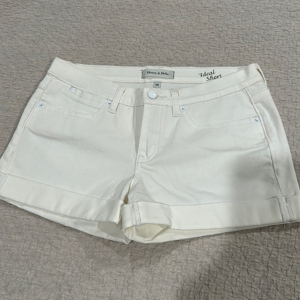 Henry & Belle Ideal Short White jean shorts